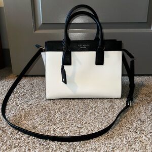 Kate Spade Black and White Satchel